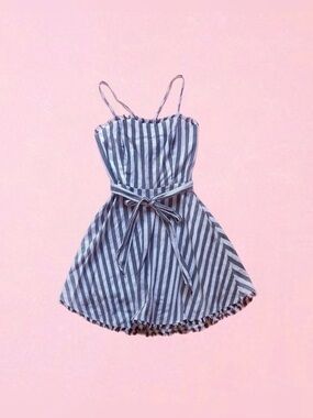 blu spero ⋆ striped fringe dress